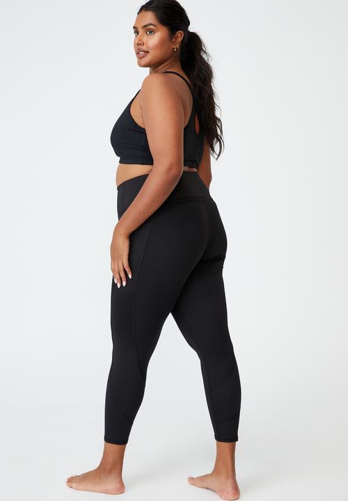 Cotton On - Curve lifestyle pocket 7/8 tight - black
