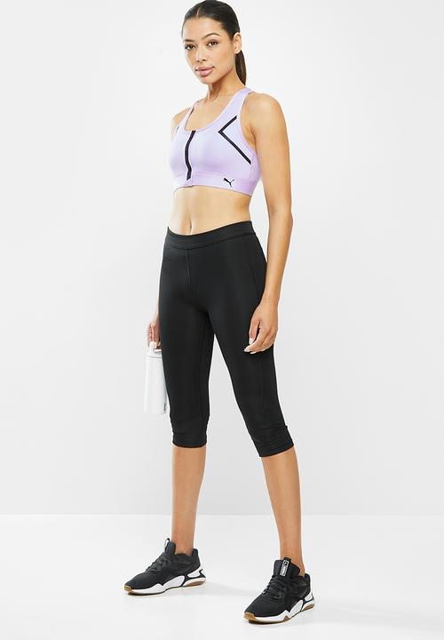 PUMA - High impact front zip bra - purple