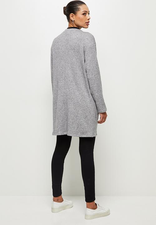 edit - Warm handle pocket detail shacket - grey