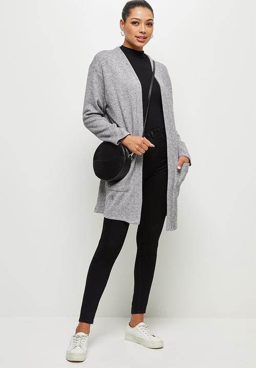 edit - Warm handle pocket detail shacket - grey