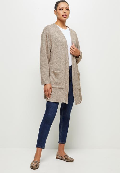 edit - Warm handle pocket detail shacket - mocha