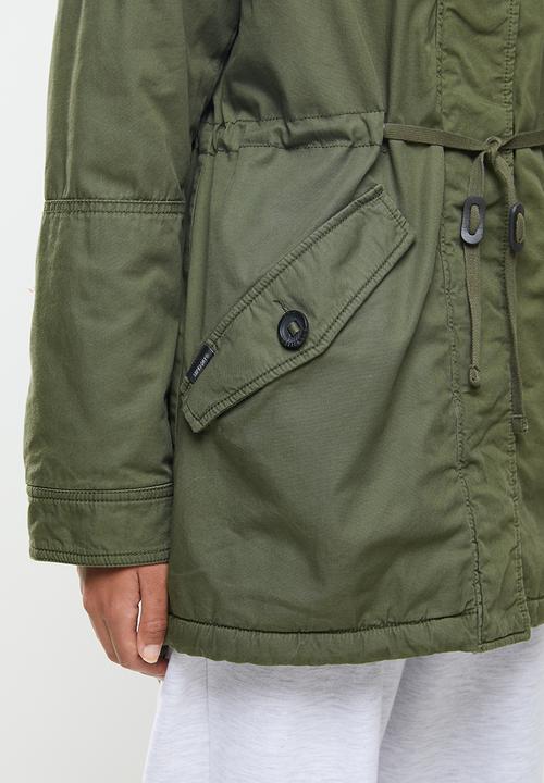 Superdry. - Rookie parka - dark khaki