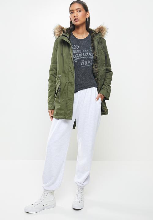 Superdry. - Rookie parka - dark khaki