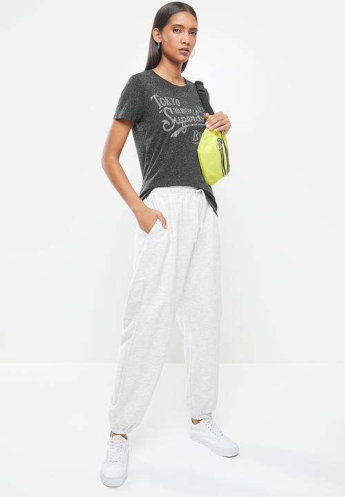 Superdry. - Rw classic tee - charcoal 