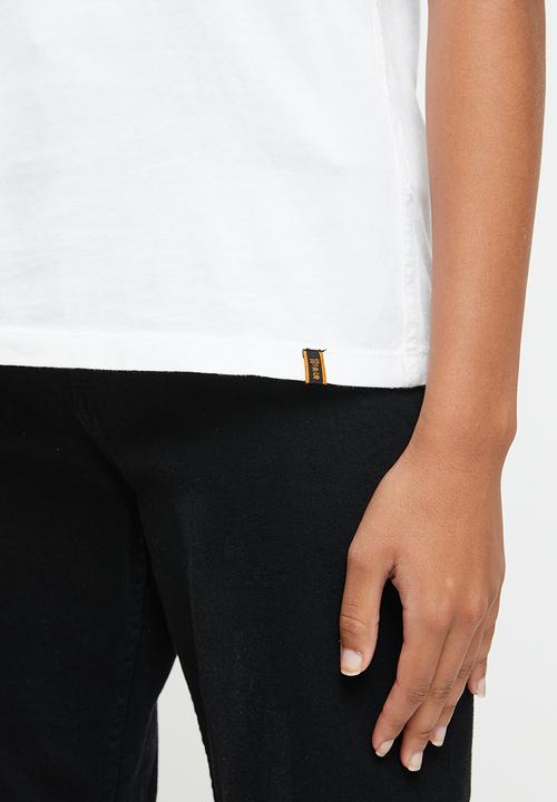 Superdry. - Copper label tee - white 