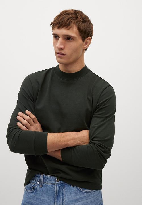MANGO - T-shirt javi - green