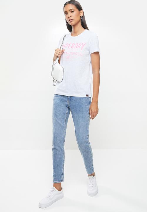 Superdry. - Rw classic tee - light grey
