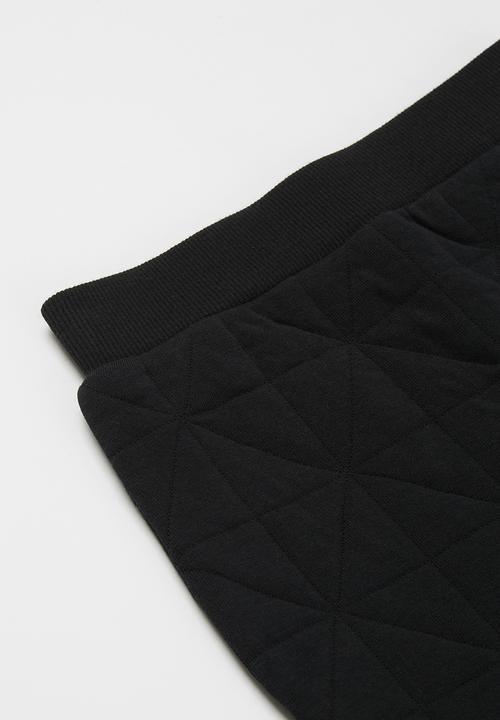Cotton On - Greer & emerson quilted tracksuit - black