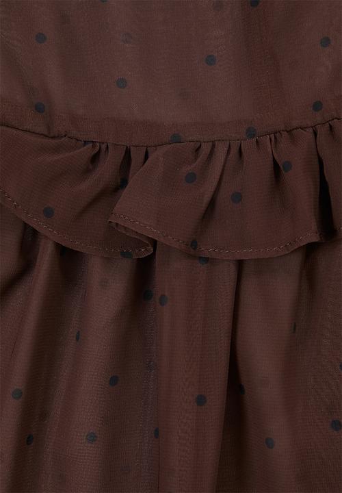 Superbalist - Femme ruffle blouse - choc spot