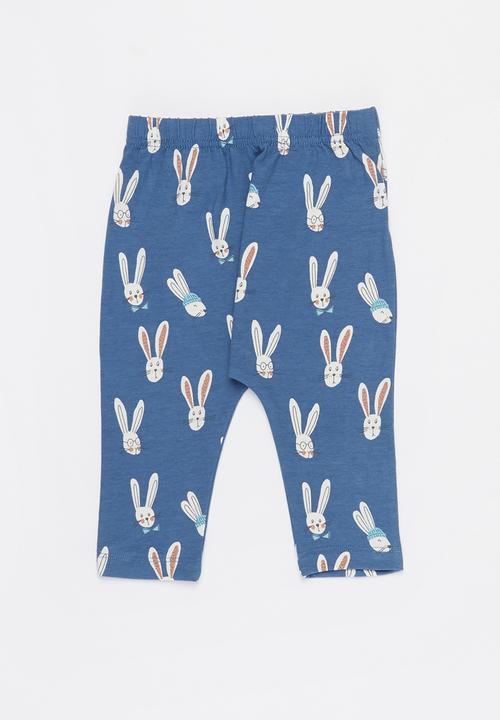 Cotton On - 2 pack leggings - vintage honey & petty blue