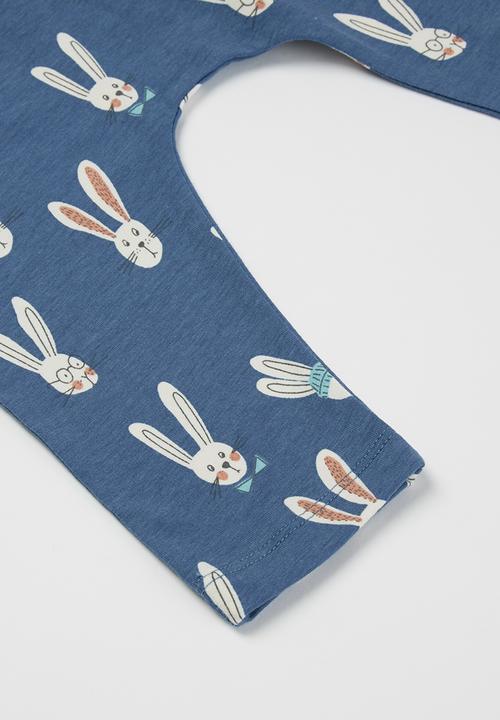 Cotton On - 2 pack leggings - vintage honey & petty blue