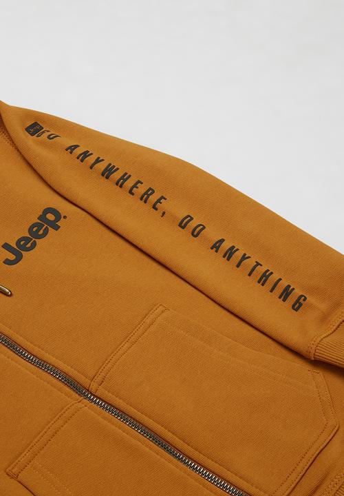 JEEP - All day active hoodie - tan