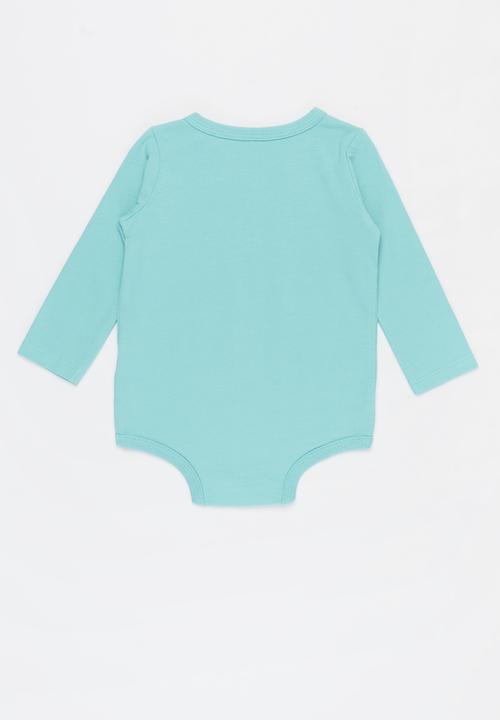 Cotton On - The long sleeve bubbysuit - blue ice
