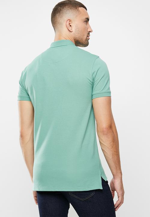 POLO - Carter custom fit short sleeve golfer - light green 