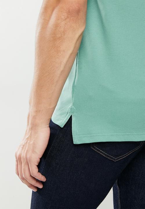 POLO - Carter custom fit short sleeve golfer - light green 