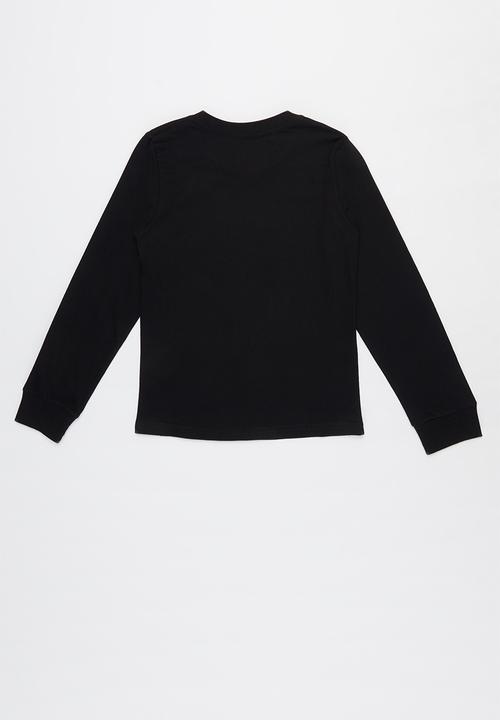 DC - Star ls tee boy - black