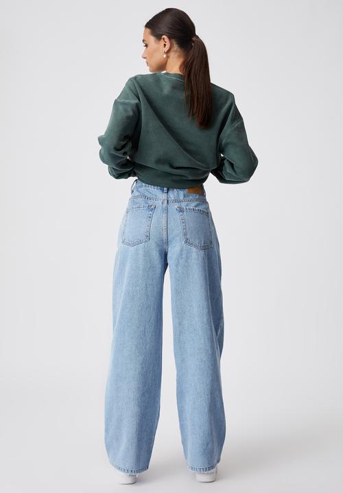 Factorie - High rise baggy jean - 90s blue