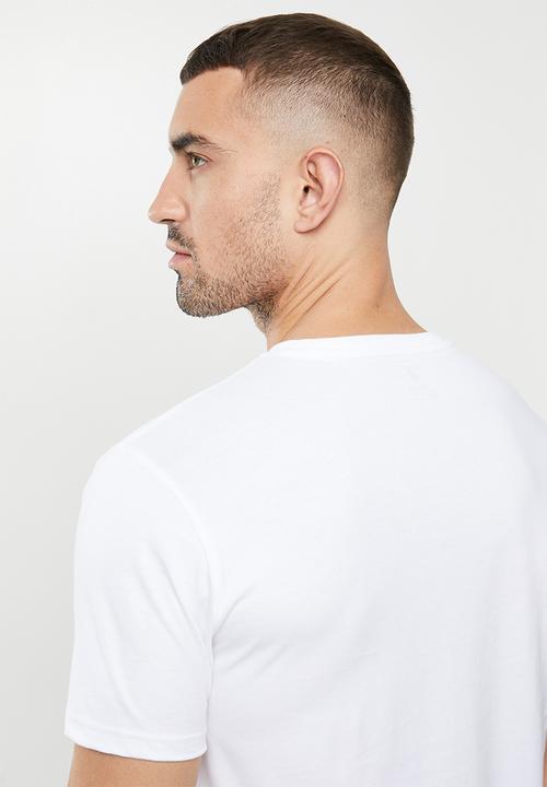 POLO - Cory crest crew neck short sleeve tee - white