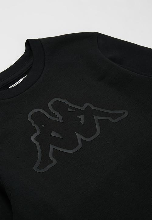 KAPPA - Logo crus regular fit tee - black
