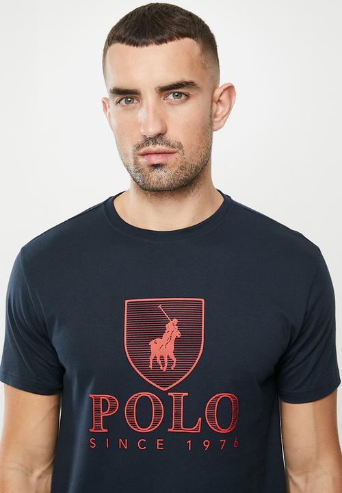 POLO - Cory crest crew neck short sleeve tee - navy