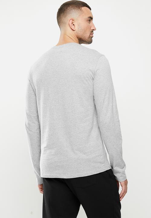 POLO - Paul long sleeve crew neck tee - grey 