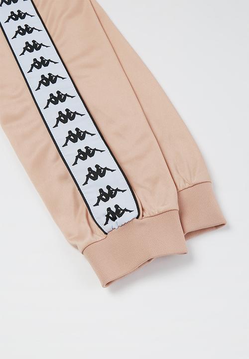 KAPPA - Banda slim fit wrasto pants - pink & white