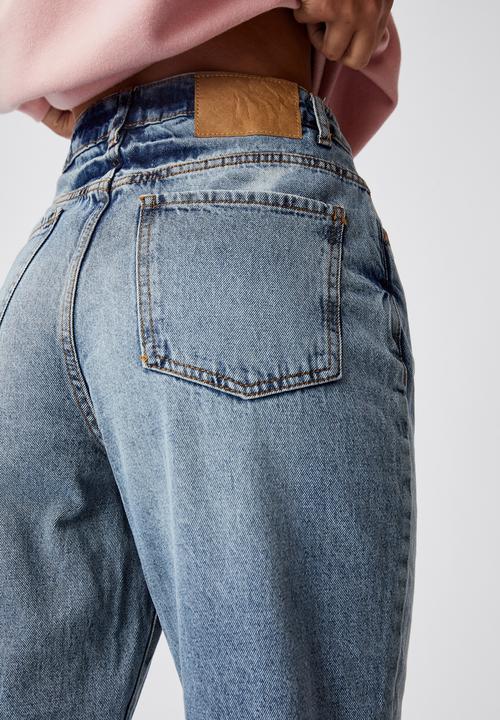Factorie - Ripped mom jeans - vintage blue