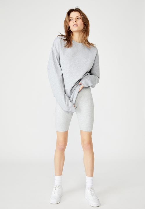 Factorie - Oversized crew neck sweater - grey