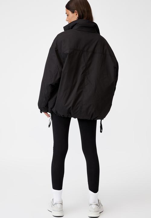 Factorie - Oversized padded jacket - black