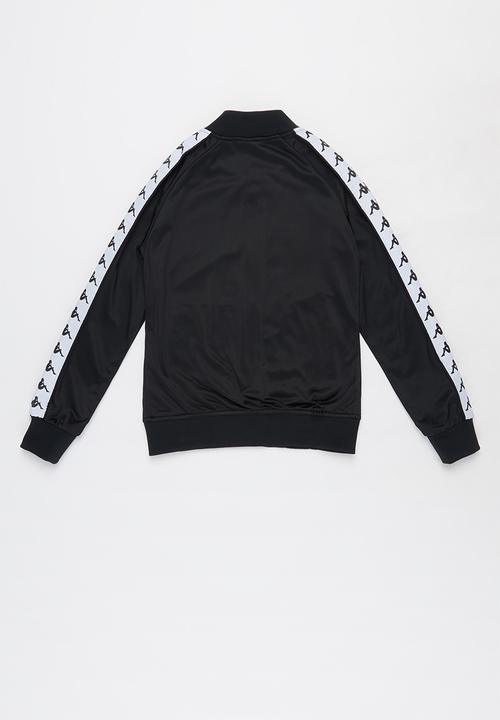 KAPPA - Banda slim fit bomber jacket - black & white
