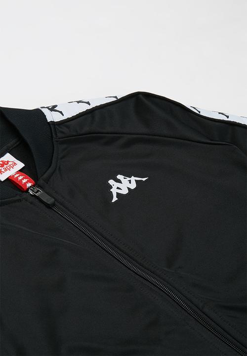 KAPPA - Banda slim fit bomber jacket - black & white