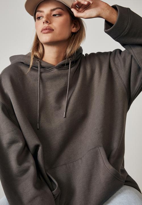 Factorie - Super oversized hoodie - charcoal 