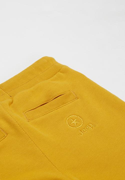 JEEP - Statement joggers - mustard