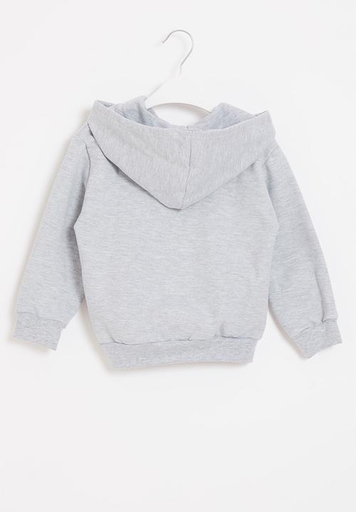 Pop Candy - Younger girls pullover hoodie - grey