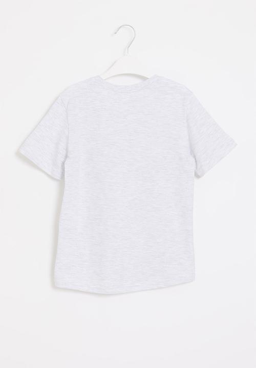 Pop Candy - Younger boys styled short sleeve tee - grey