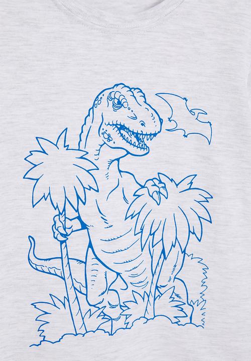 Pop Candy - Younger boys styled short sleeve tee - grey
