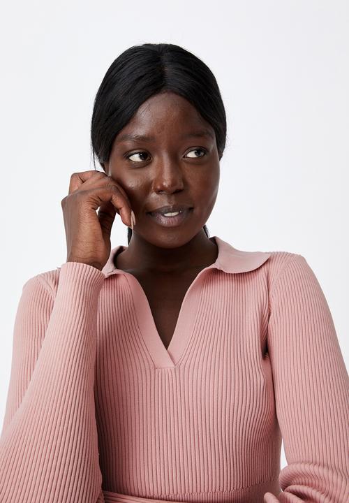Factorie - Ultra crop long sleeve top - pink