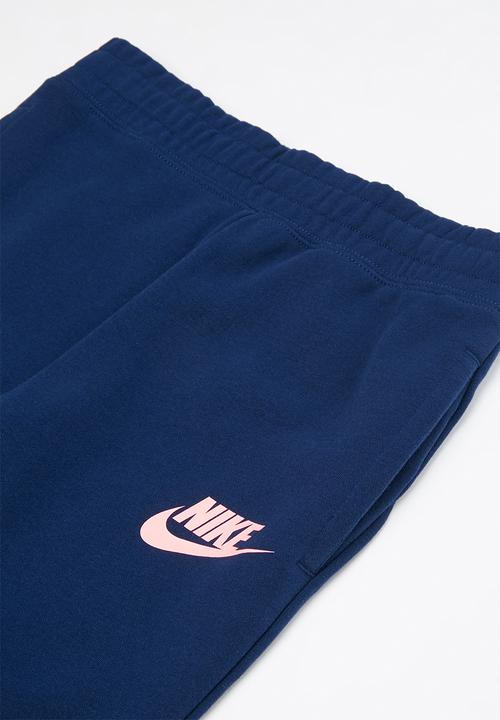 Nike - G nsw club ft hw fttd pant  - blue 