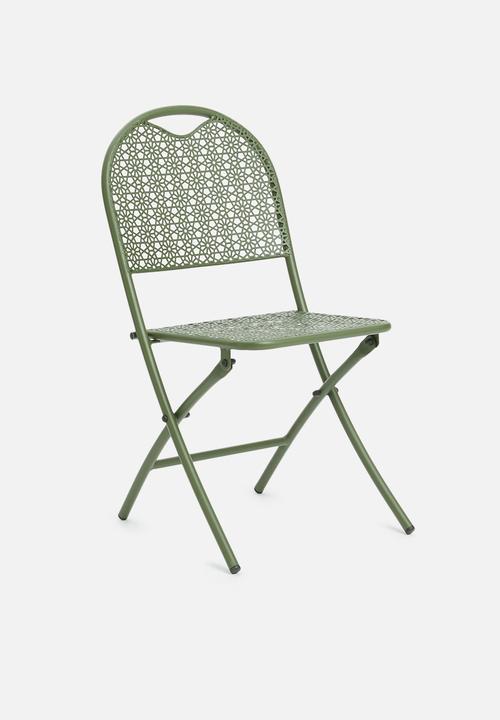 H&S - Punch folding outdoor chair - green