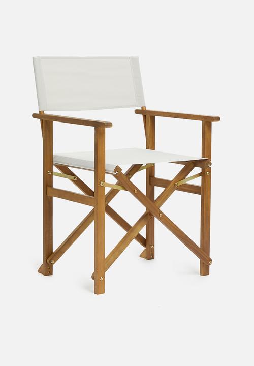 H&S - Outdoor directors chair - natural
