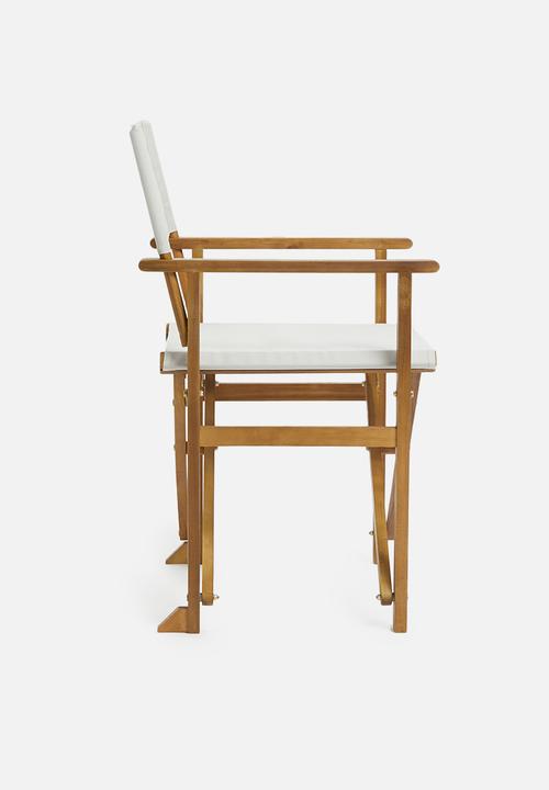 H&S - Outdoor directors chair - natural