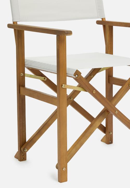 H&S - Outdoor directors chair - natural