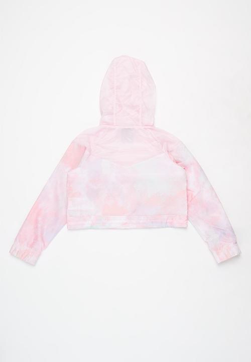Nike - G nsw wr aop jkt  - pink foam /white