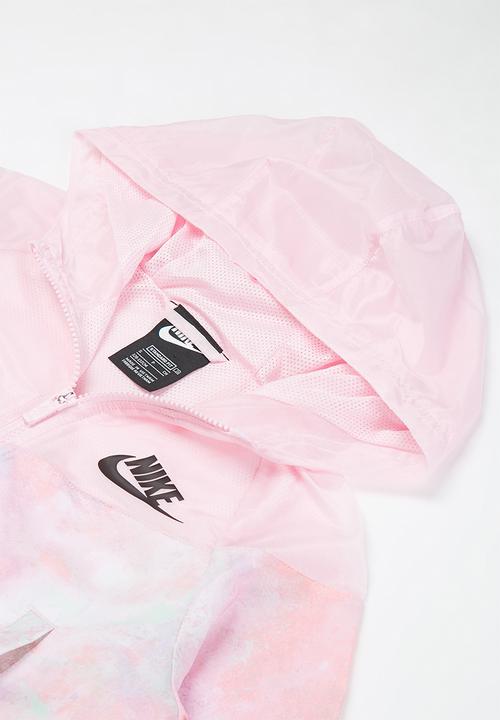 Nike - G nsw wr aop jkt  - pink foam /white