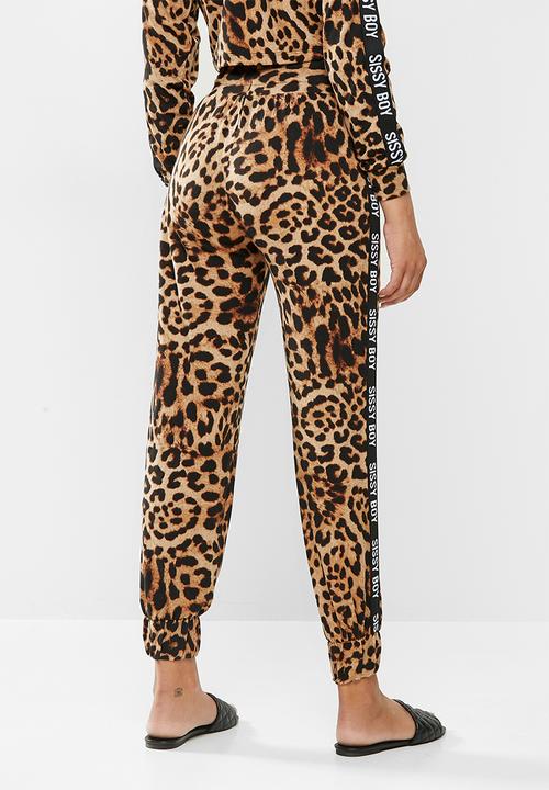 SISSY BOY - Growl power jogger - brown & black