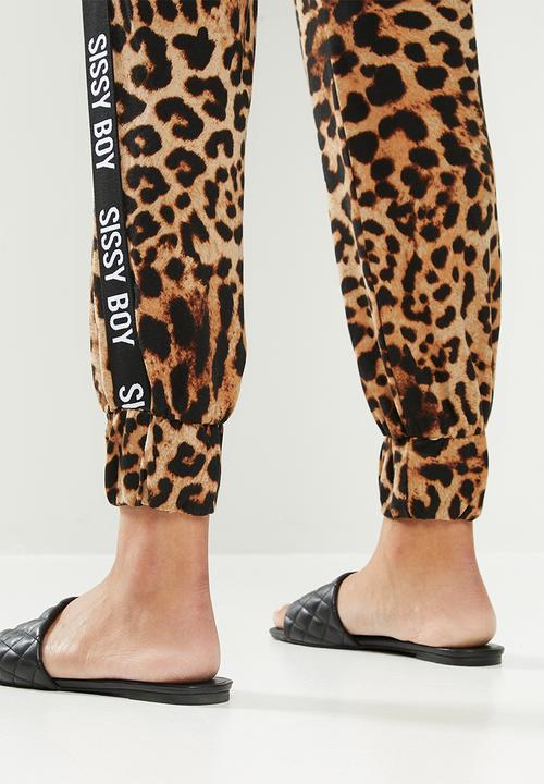 SISSY BOY - Growl power jogger - brown & black