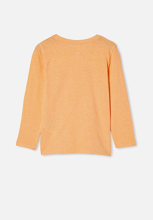 Cotton On - Penelope long sleeve tee - peach