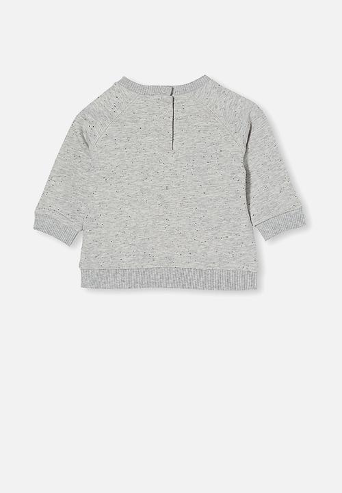 Cotton On - Harley sweater - cloud marle/rabbit grey nep