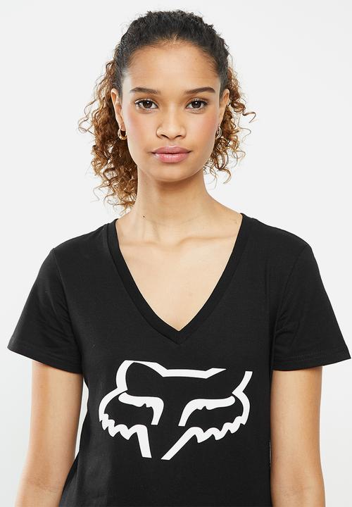 Fox - Apex head v-neck - black
