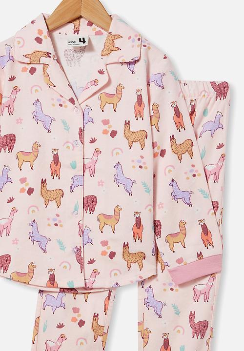 Cotton On - Angie long sleeve pyjama set - pink